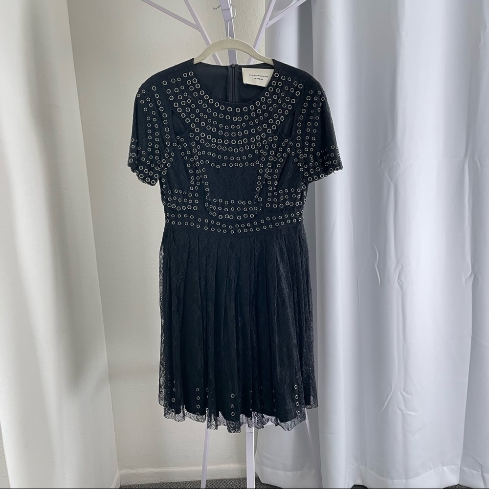 Christopher Kane X Top Shop Mini Dress Black Size 6